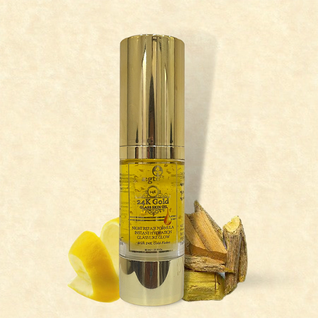 24k gold glass skin oil