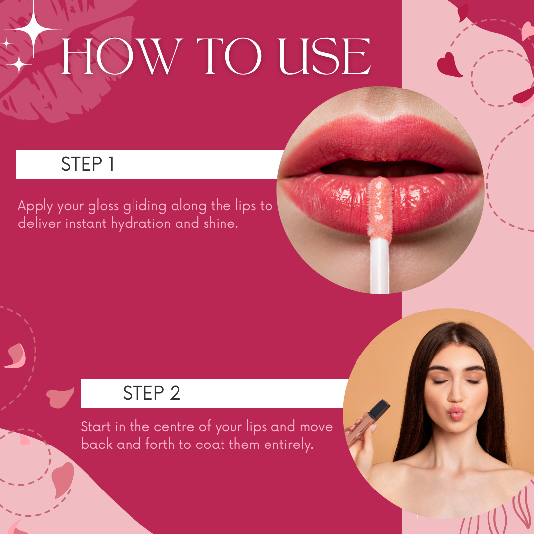 Aegte ShowsTopper Lip Glow Gloss 10X Glossy Shine | Lip Lightening SPF 50+ | Lightens Dark Lips | SPF Lip Gloss