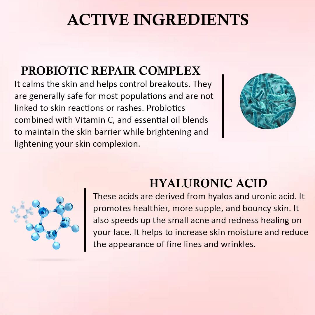 Aegte 3D Lumi Strobe Cream, Primer + Highlighter + Moisturizer, Goodness of Skin Repair Probiotics, Vitamin C & Hyaluronic Acid