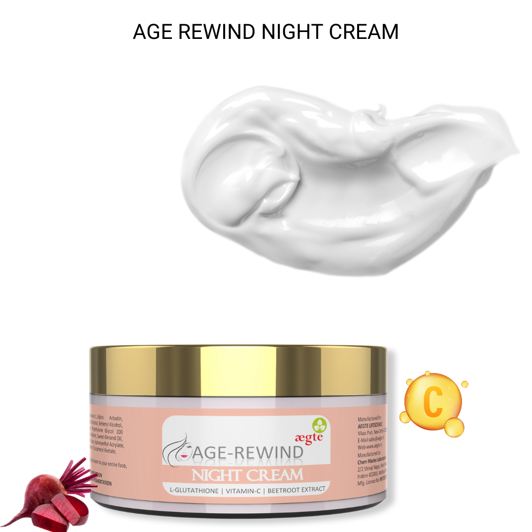 Age Rewind L-Glutathione Skin Lightening Night Cream 50gm/1.7 fl oz