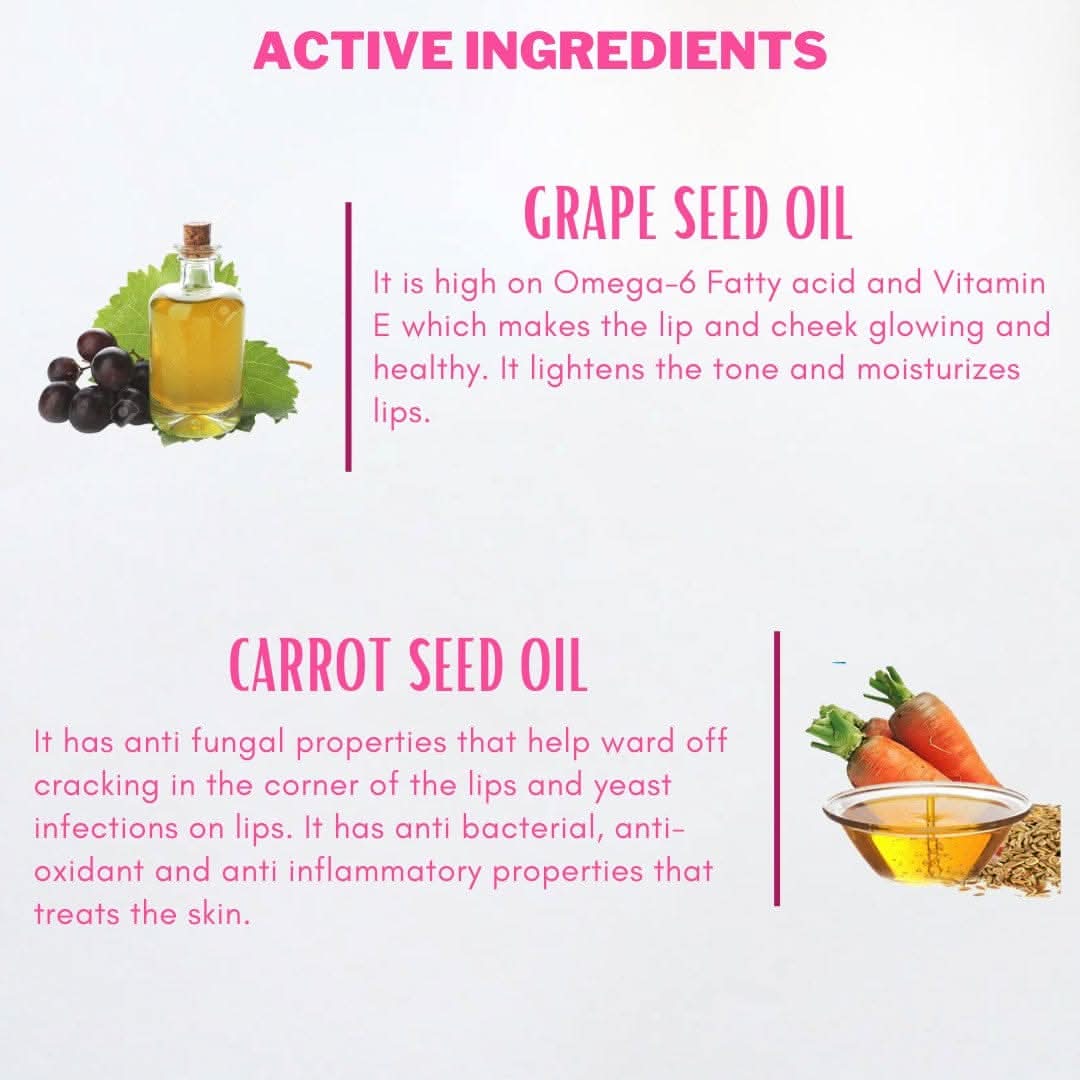 Aegte Organics Pink Rose Petal Lip & Cheek Tint Balm (Baby Pink) 15 Gm Aegte (6636215074980)