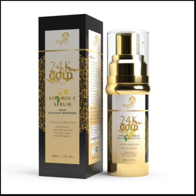 Skin Treasure : Youthful Skin with Aegte 24 K Gold Vitamin C Serum