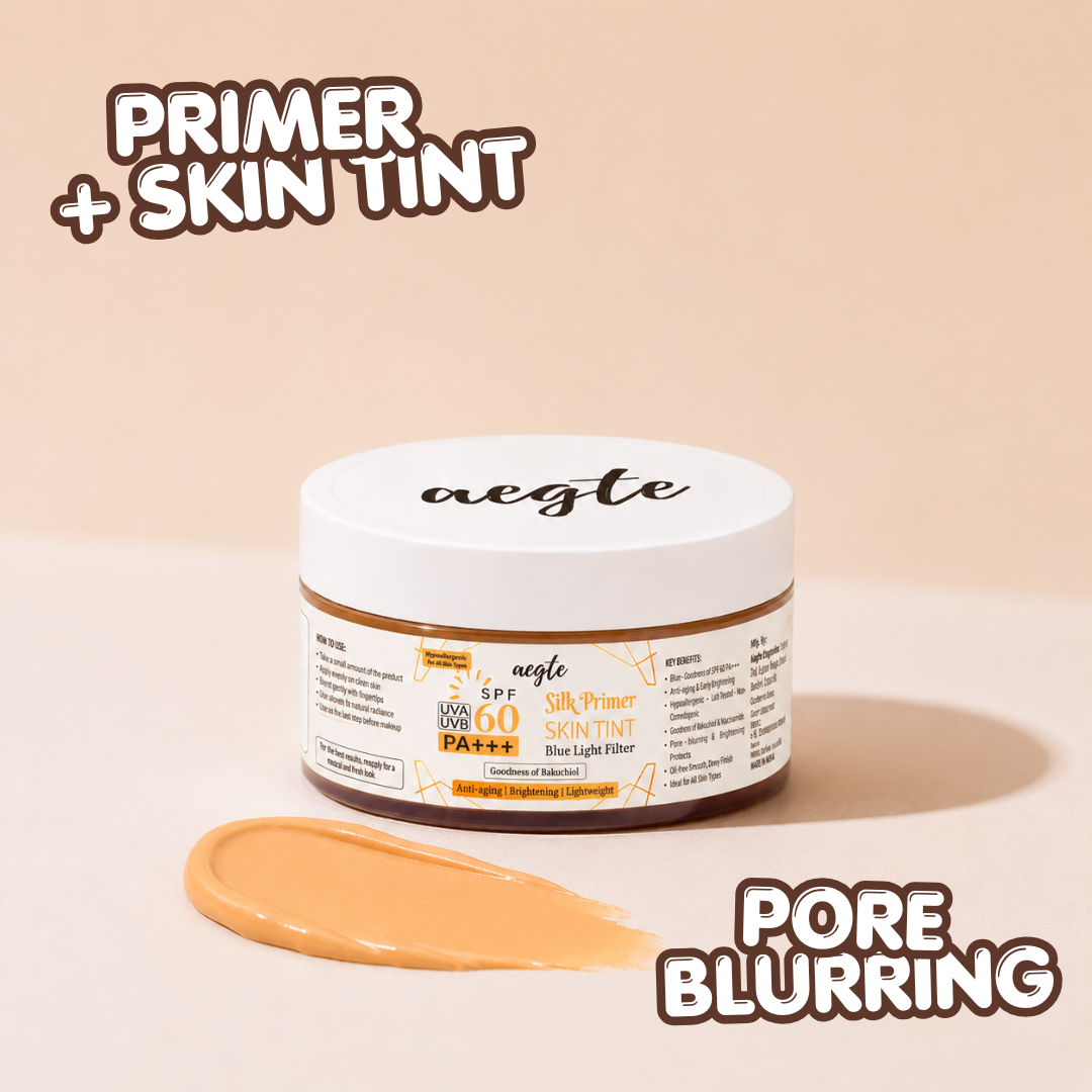 Aegte Silk Primer Skin Tint with SPF 60 PA+++ — Anti-Ageing