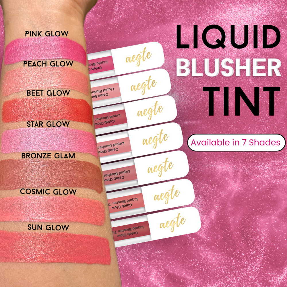 Aegte Celeb Glow Liquid Blusher Highlighter Tint For Celeb Like Glowing Skin