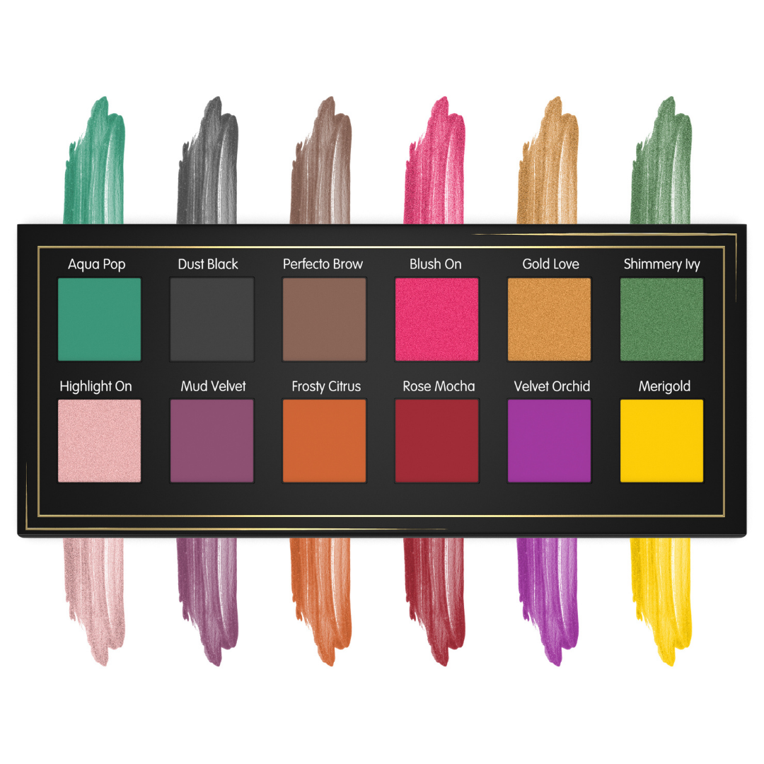 Aegte Lip and Cheek Tint & Eye Shadow Palette & Liquid Eyeliner | Makeup