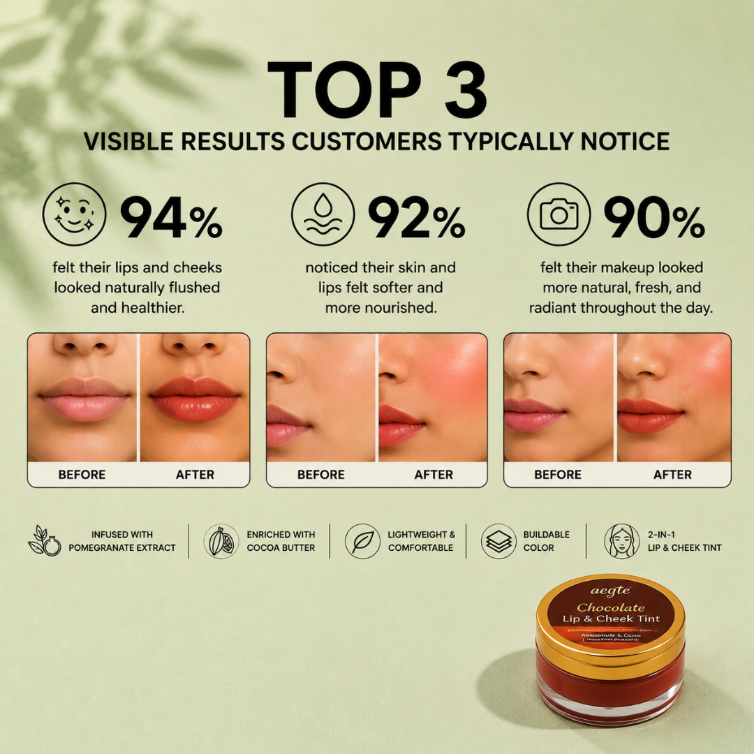 Aegte Chocolate Lip & Cheek Tint | Bronzer & Contour