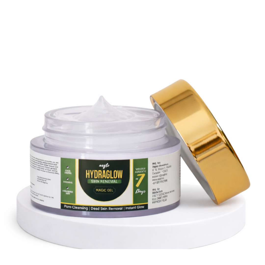 Aegte Hydra Glow Skin Renewal Magic Gel | Deep Pore Cleansing & Exfoliation | Dead Skin Removal 50gm