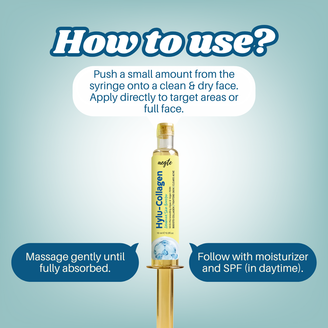 Aegte Hylu-Collagen Advanced Skin Booster With Microneedling Algae & Vegan PDRN