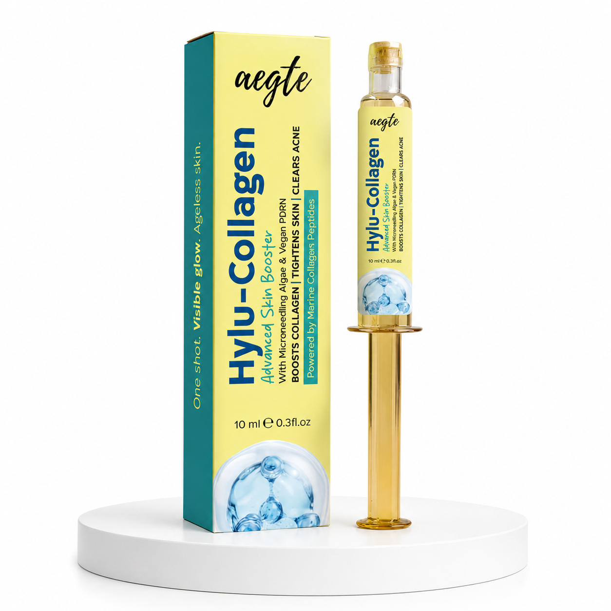 Aegte Hylu-Collagen Advanced Skin Booster With Microneedling Algae & Vegan PDRN