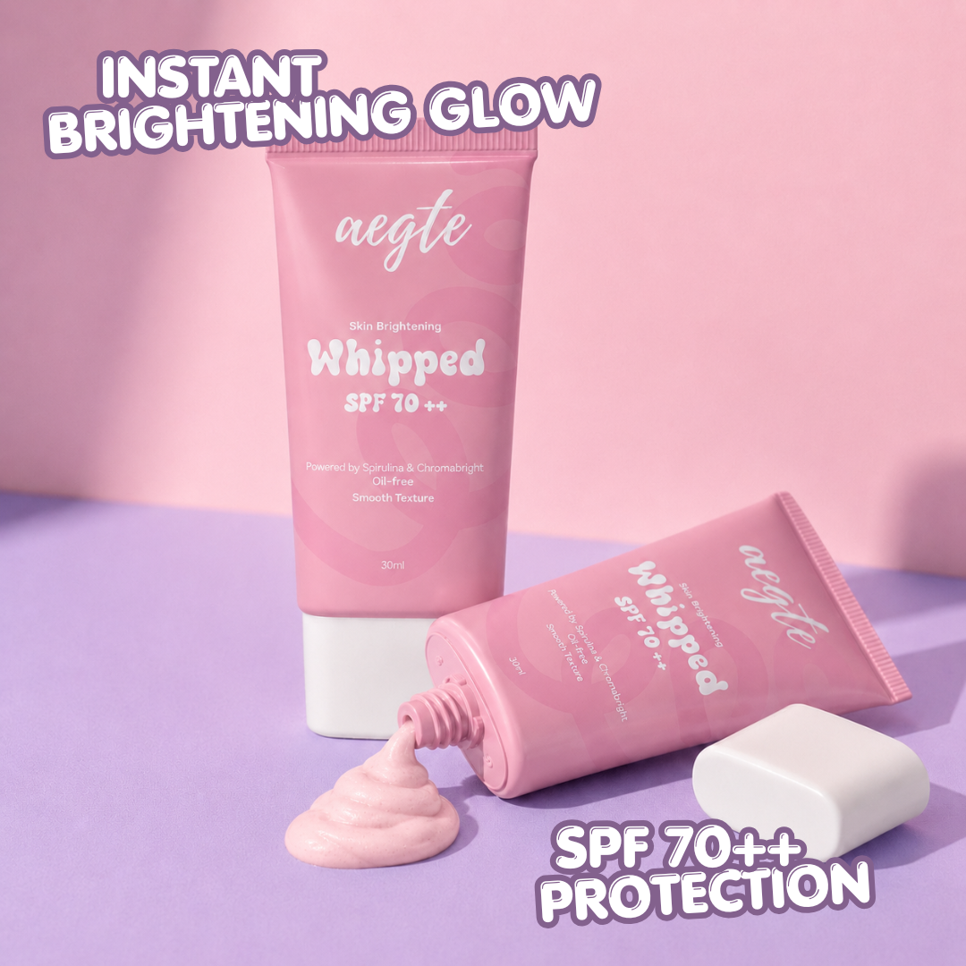 Aegte Skin Brightening Whipped Mousse Sunscreen SPF 70++ 30ml