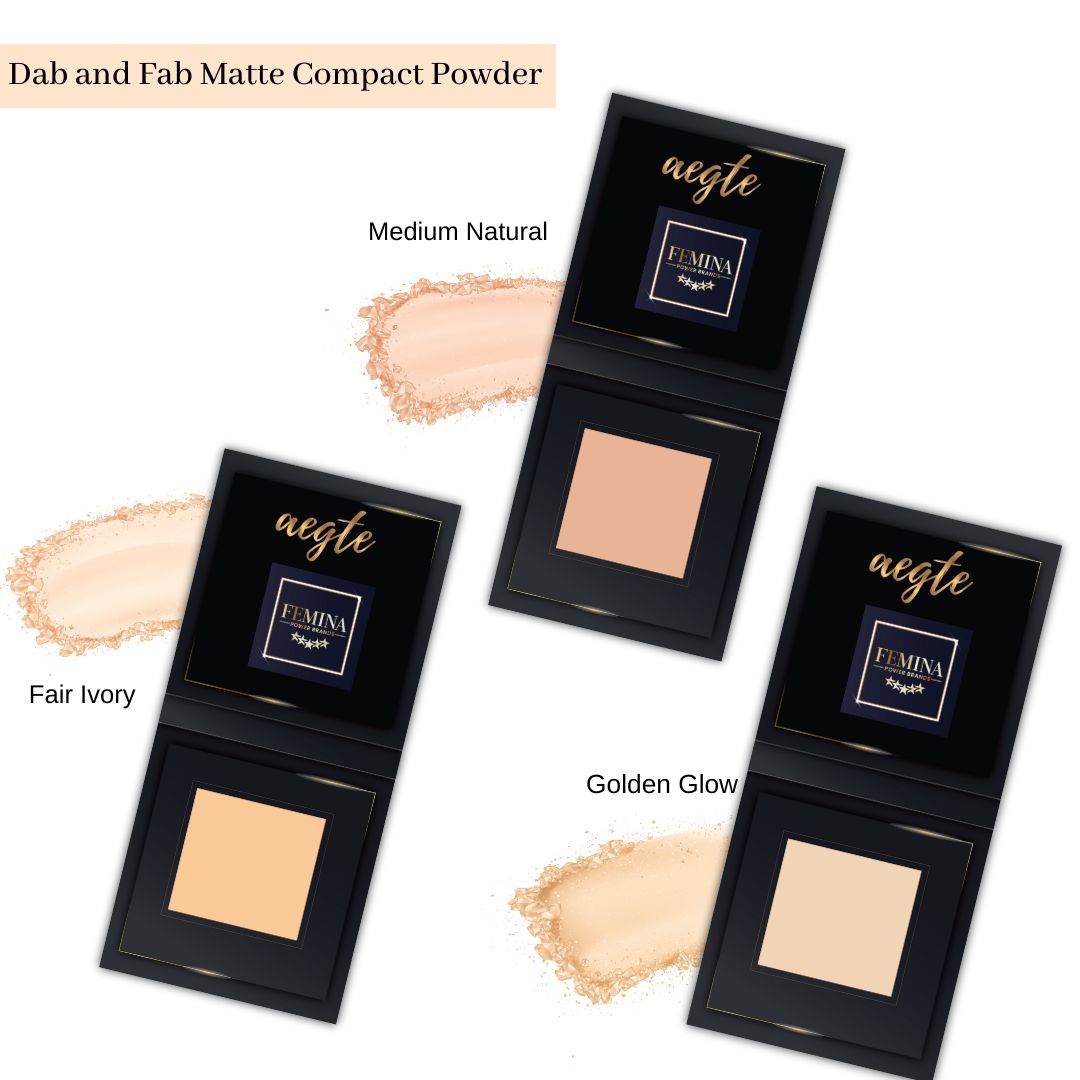 Aegte Skin Corrector DD Cream, Glass Skin Sunscreen, 3D Gel Kajal, Beetroot Lip & Cheek Tint, Dab and Fab Compact Powder & Free Slay Girl Eau De Perfume