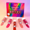 Liplicious Lead Free Mini Liquid Lipstains (Pack of 5) - 5 Shades (Cotton Candy, Cherry Blossom, Cocoa Crush, Coral Kiss & Bloom Rose)