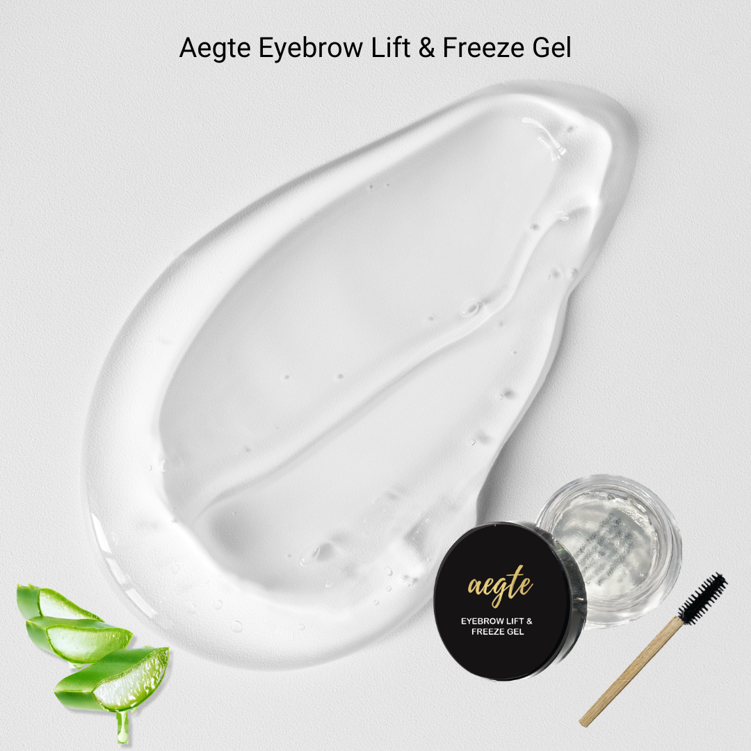 Aegte Eyebrow Lift & Freeze Gel, Extreme Hold & Volumizing Formula, Helps grow your Brow