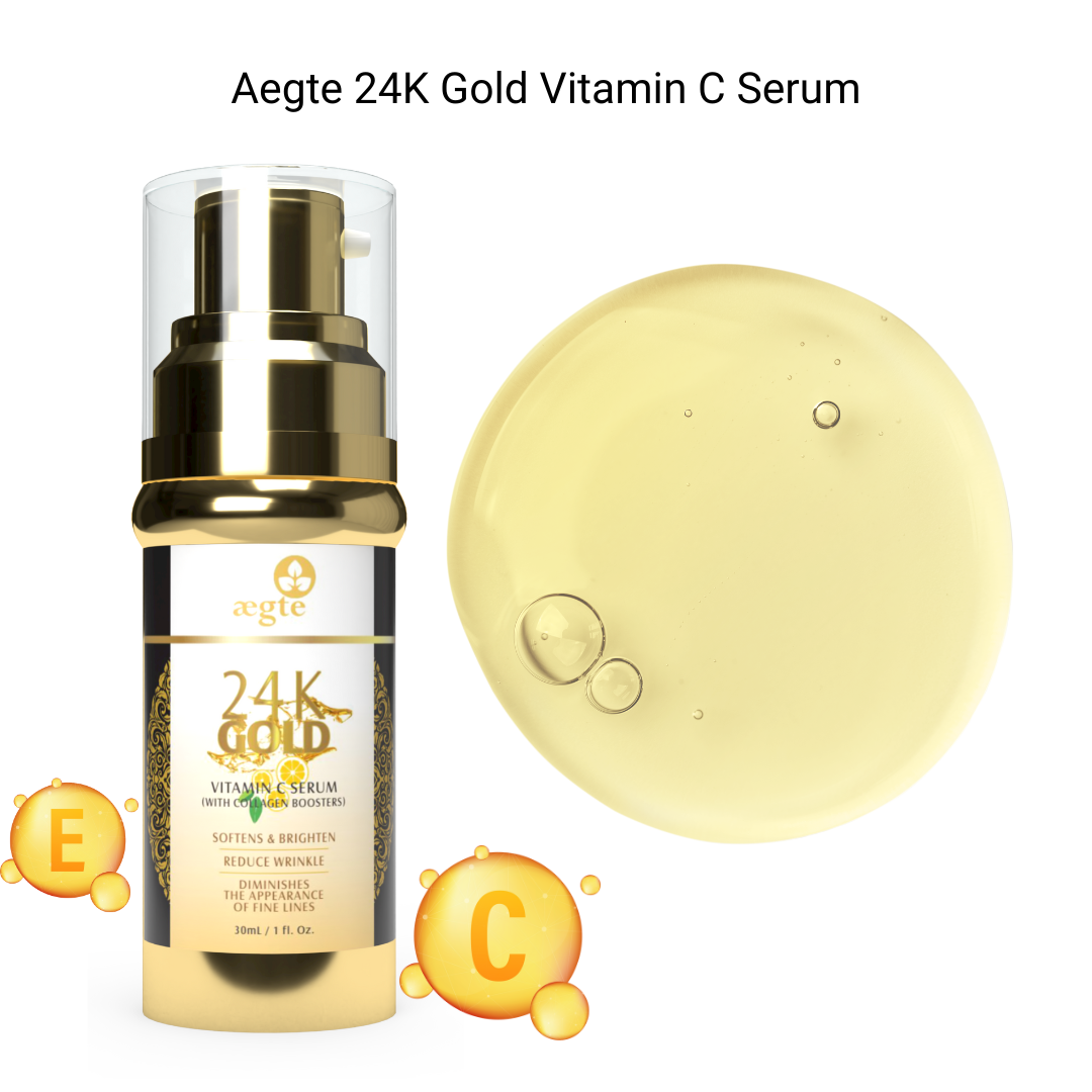 Aegte 24K Gold Vitamin C Serum with Collagen Booster 30 ml