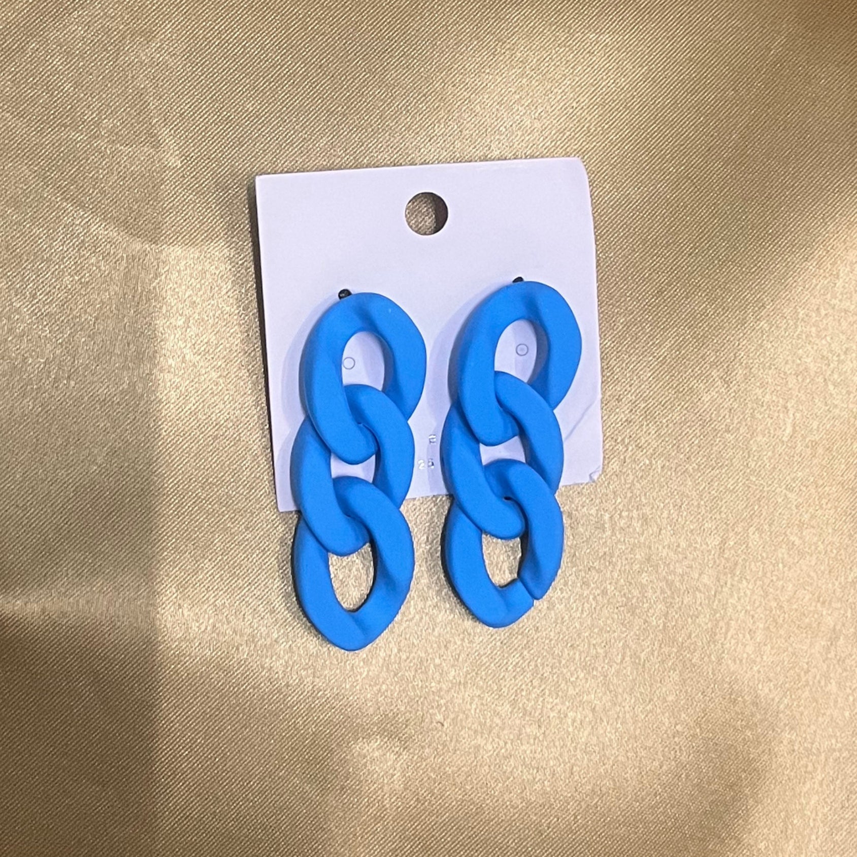 Aegte Zig Zag Chain Earrings