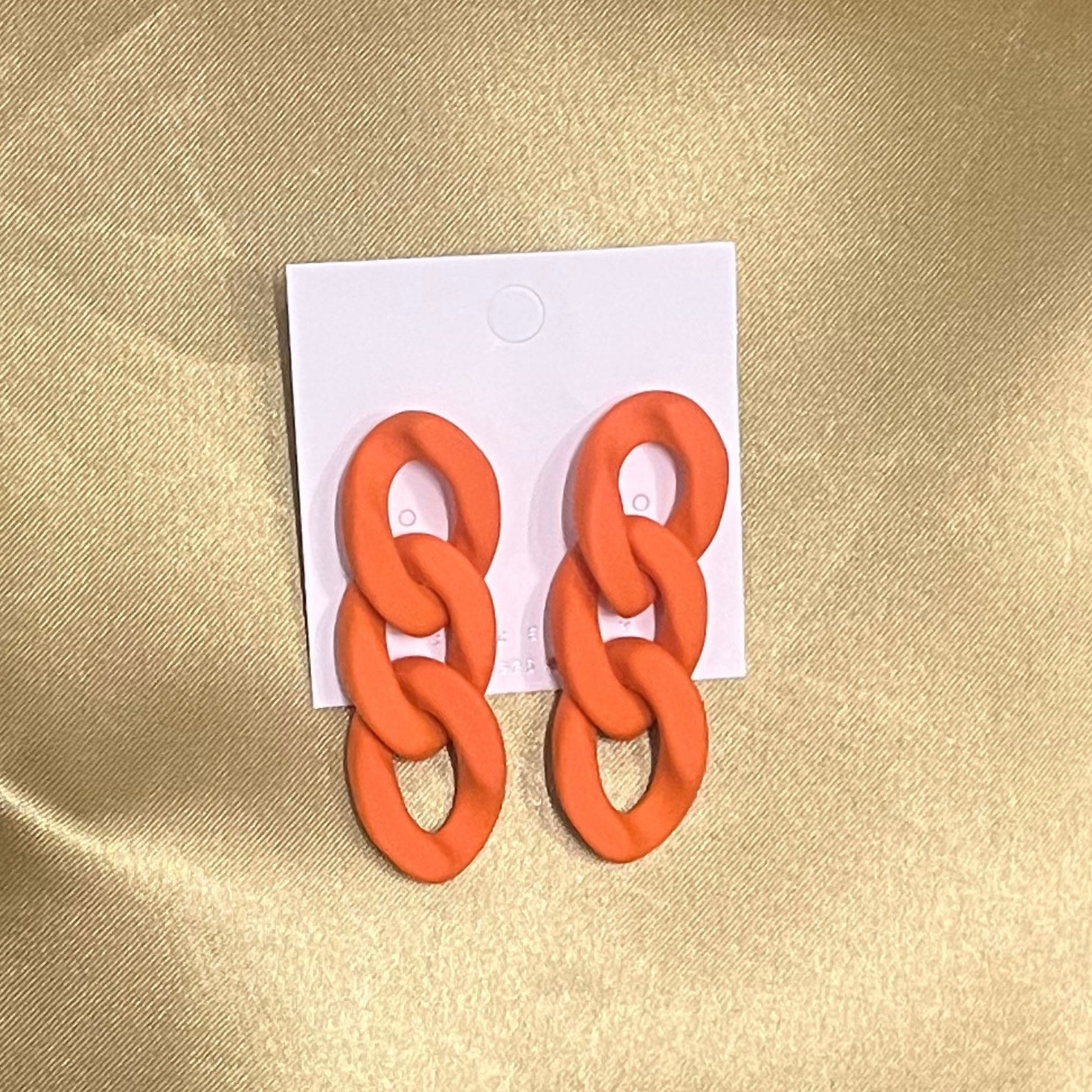 Aegte Zig Zag Chain Earrings