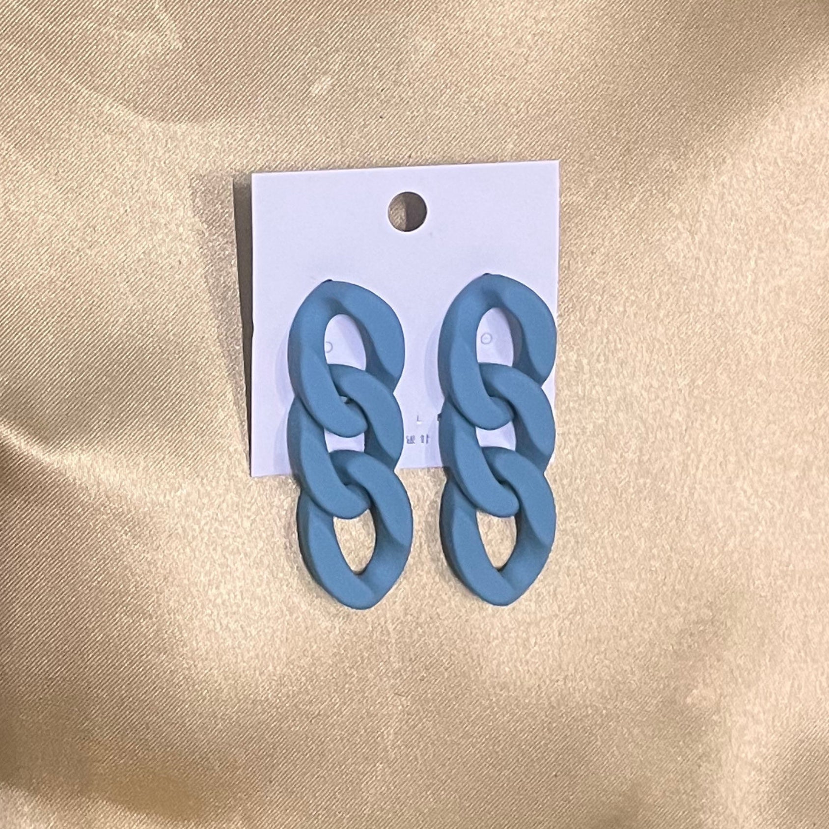 Aegte Zig Zag Chain Earrings