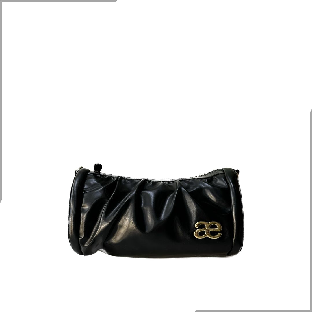 Aegte Animal Print Pleated Duffle Bag with detachable Ruffled Handle and Long Chain Carry (7933296345301)