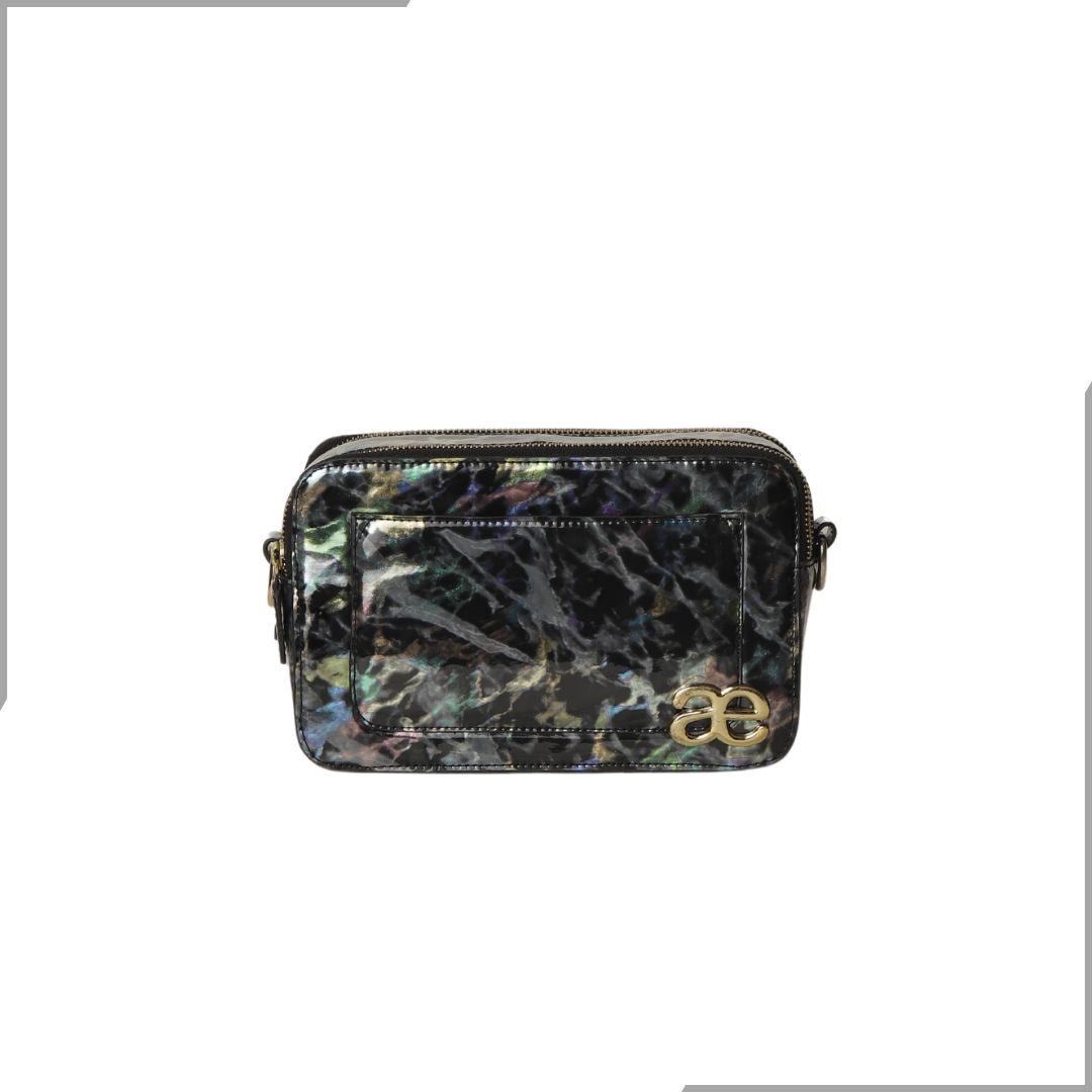 Aegte White Marble Solid Box Crossbody Shoulder Bag with Detachable Broad Belt (7880099135701)