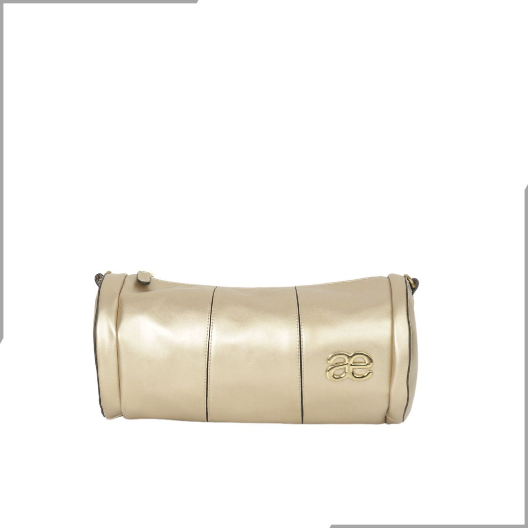 Aegte Silk White Duffle Chain Bag (7911843496149)