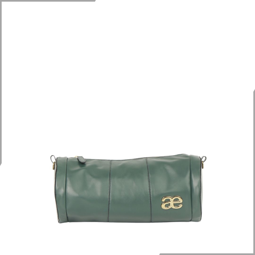 Aegte Shine Duffle Chain Bag Emerald Green