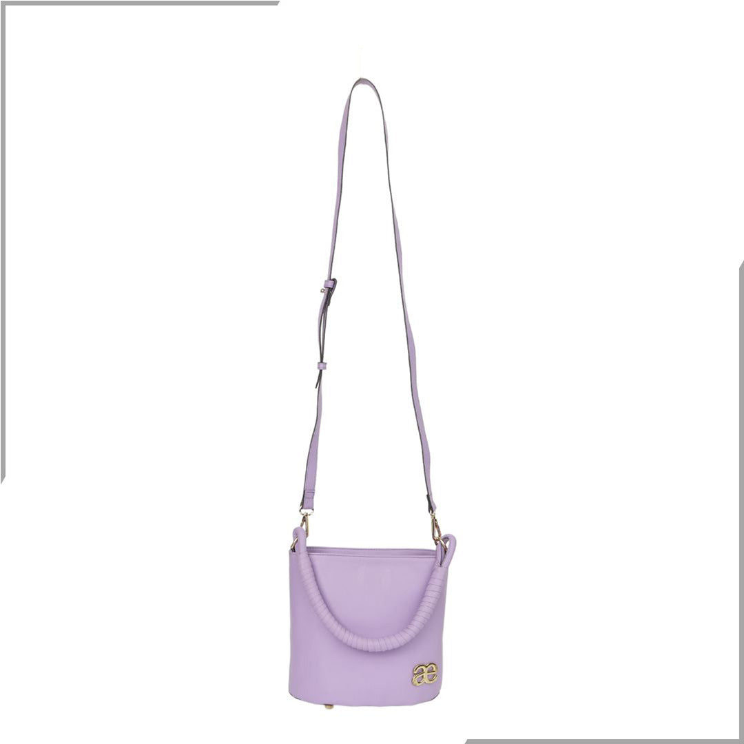 Aegte Croco Maroon Bucket Handbag with handwoven Cuff Hold & Long Sling Carry Belt (7870746329301)