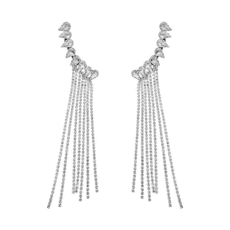 Aegte Statement Tail Drop Earrings (7878809616597)