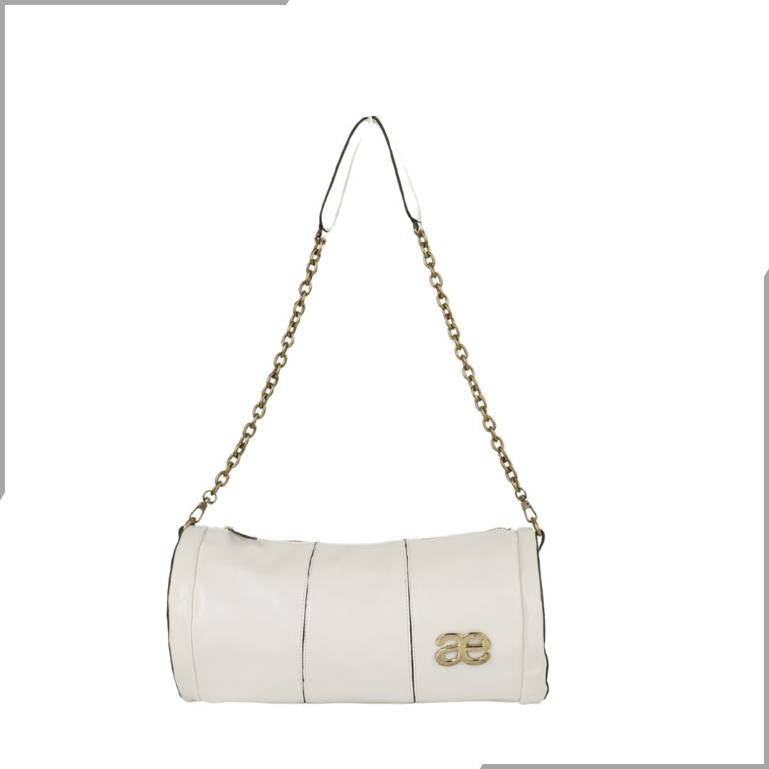 Aegte Shimmer Mint Green Duffle Chain Bag (7911855358165)