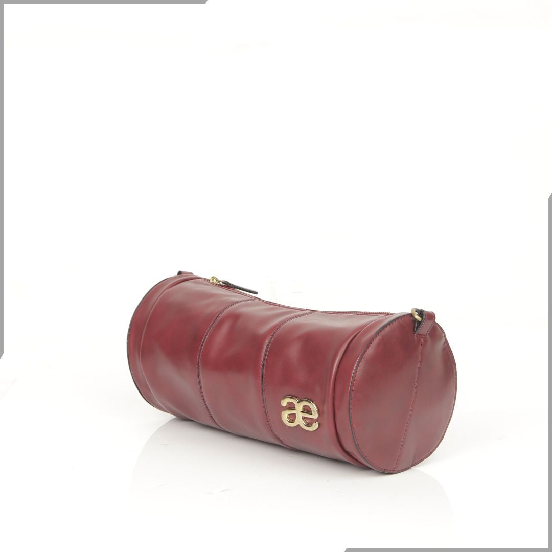 Aegte Shine Black Duffle Chain Bag (7895747657941)